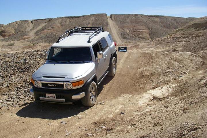 My FJ on the trail